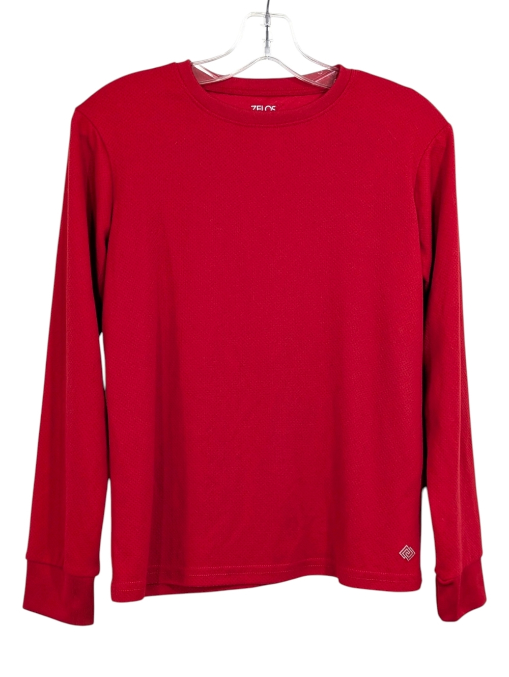 Zelos Red Lightweight Long Sleeve Performance T-shirt - Size Large Boys L Unisex